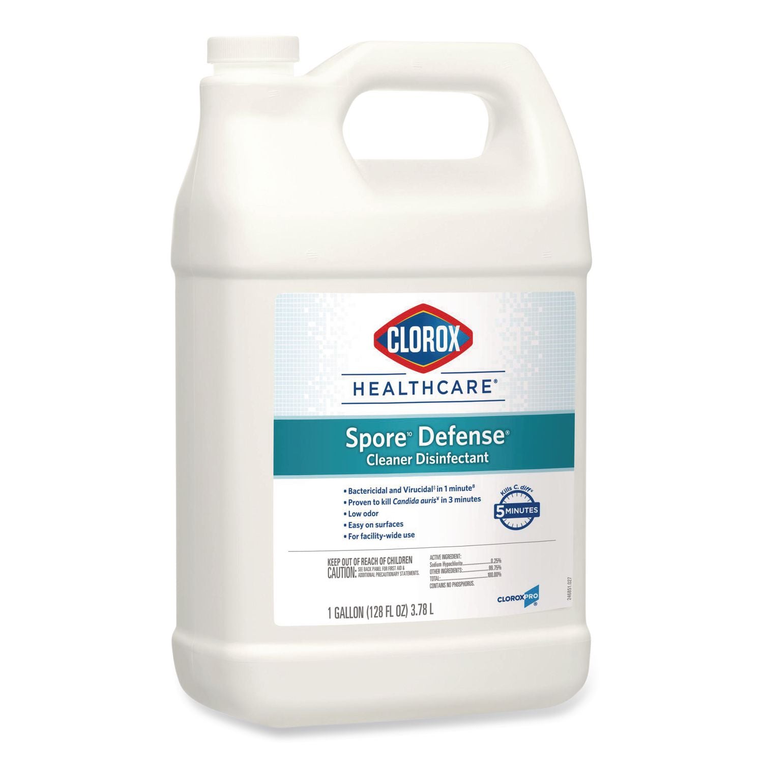 Spore Defense, Closed System, 1 gal Bottle, 4/Carton
