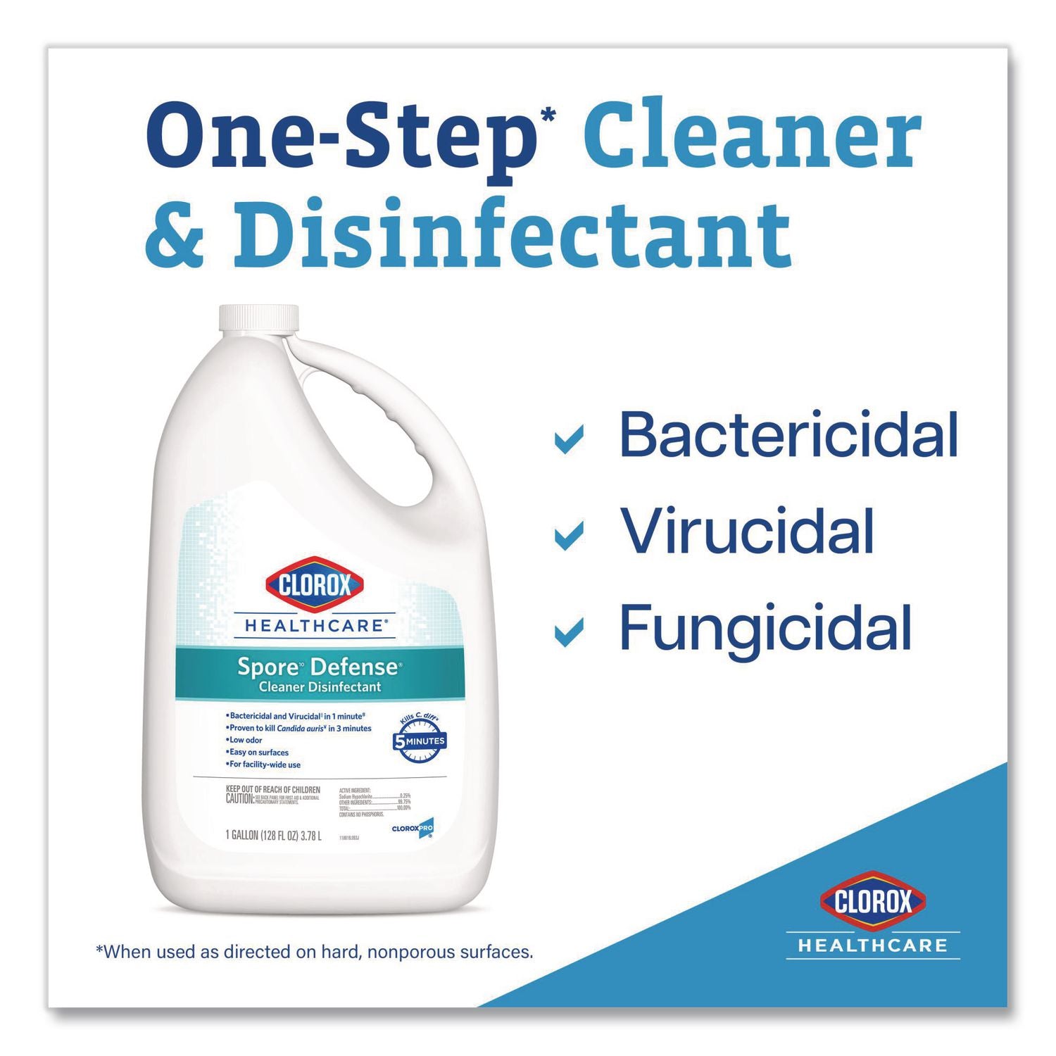 Spore Defense, Closed System, 1 gal Bottle, 4/Carton