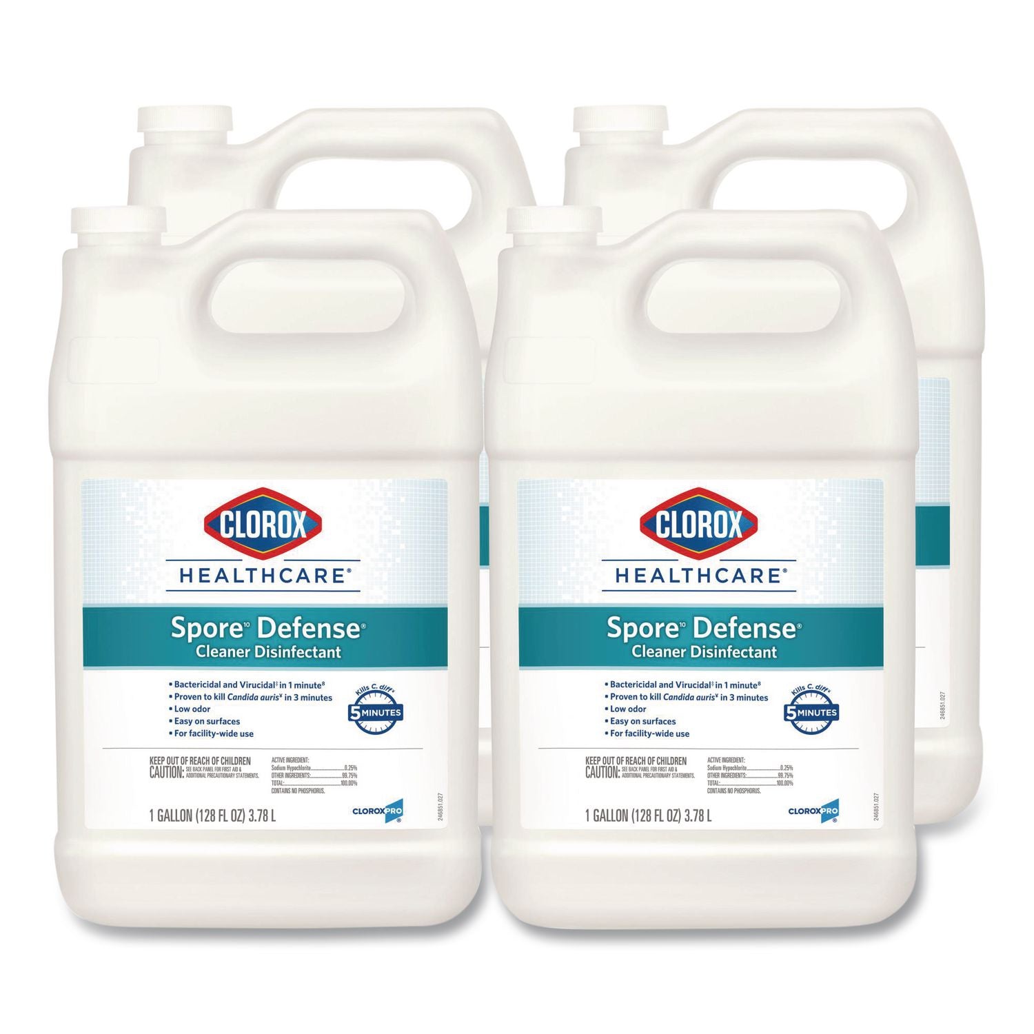 Spore Defense, Closed System, 1 gal Bottle, 4/Carton