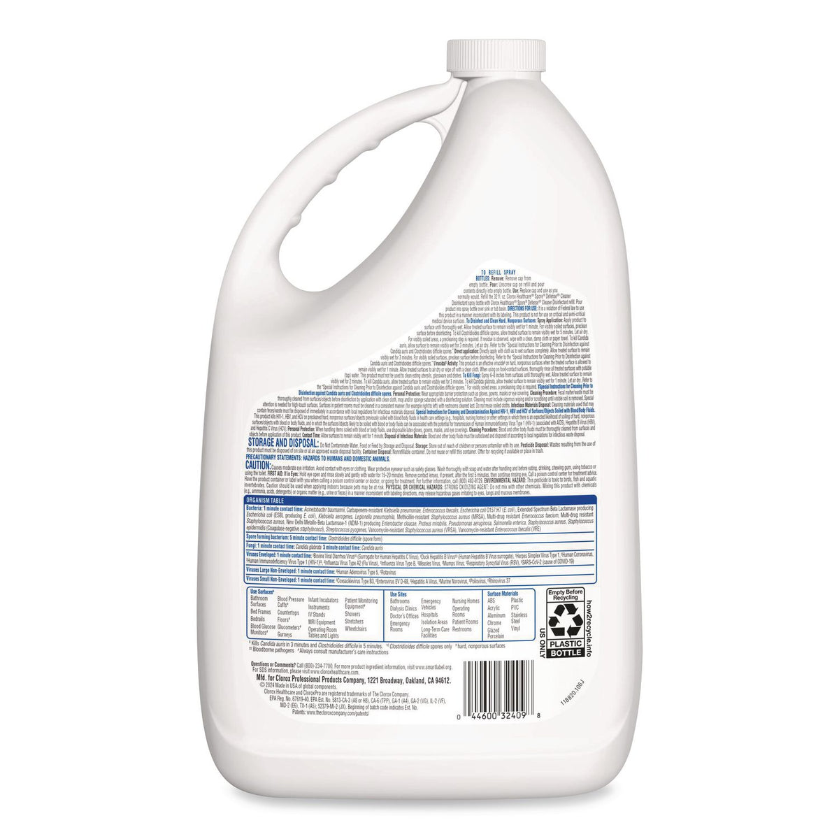 Spore Defense, Open System, 1 gal Bottle, 4/Carton