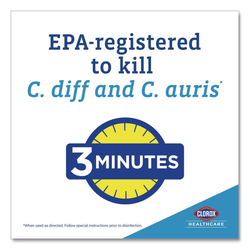 Bleach Germicidal Wipes, 1-Ply, 6.75 x 9, Unscented, White, 70/Canister