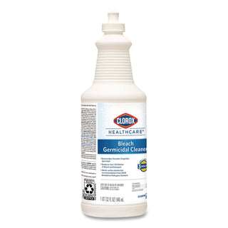 Bleach Germicidal Cleaner, 32 oz Pull-Top Bottle, 6/Carton