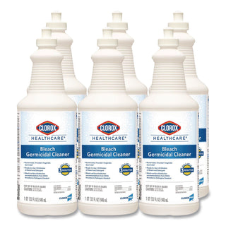 Bleach Germicidal Cleaner, 32 oz Pull-Top Bottle, 6/Carton