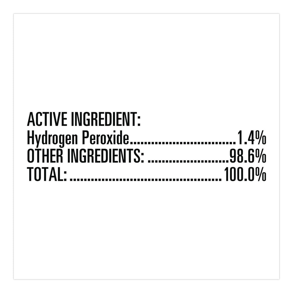 Hydrogen-Peroxide Cleaner/Disinfectant, 32 oz Spray Bottle, 9/Carton