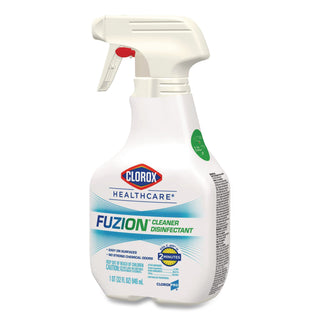 Fuzion Cleaner Disinfectant, Unscented, 32 oz Spray Bottle, 9/Carton