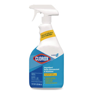 Anywhere Hard Surface Sanitizing Spray, 32oz Spray Bottle, Sold as 1 Each