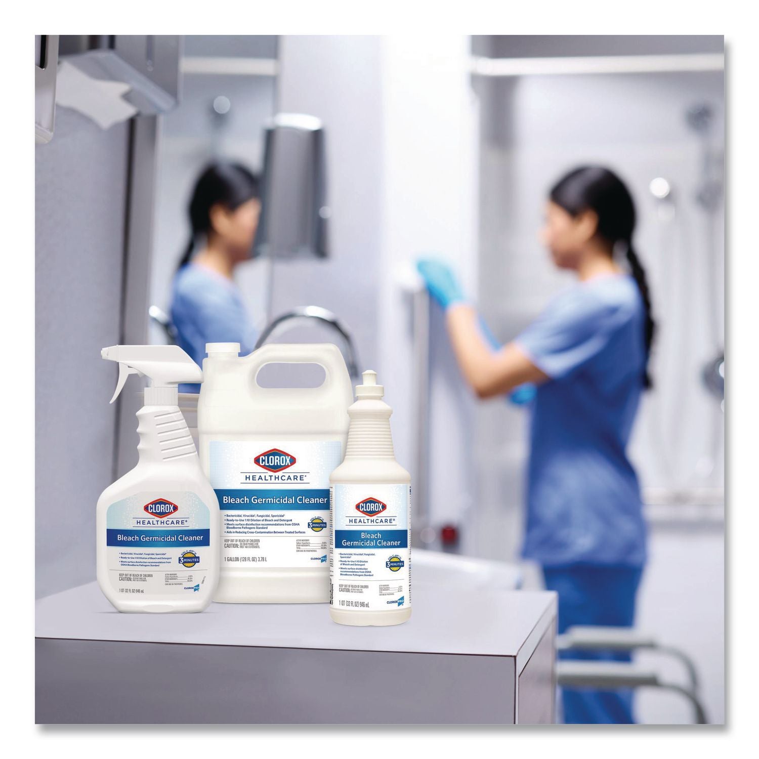 Bleach Germicidal Cleaner, 32 oz Spray Bottle