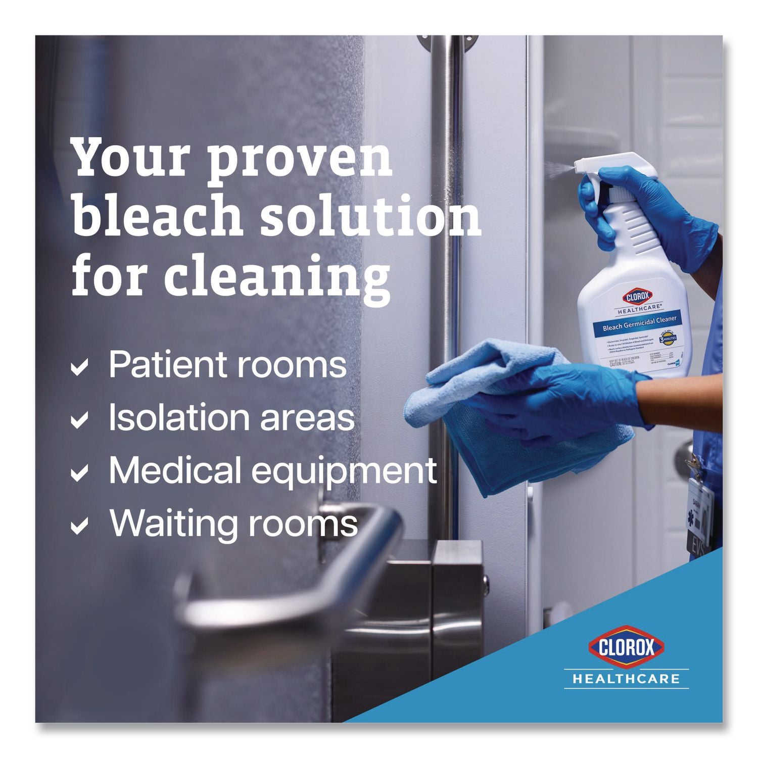 Bleach Germicidal Cleaner, 128 oz Refill Bottle