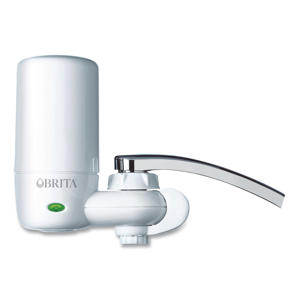On Tap Faucet Water Filter System, White