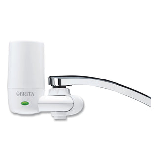 On Tap Faucet Water Filter System, White, 4/Carton