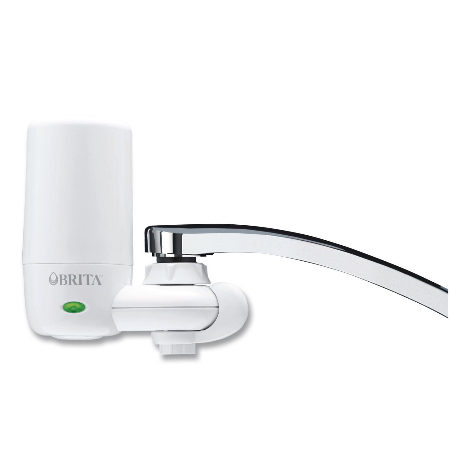 On Tap Faucet Water Filter System, White, 4/Carton