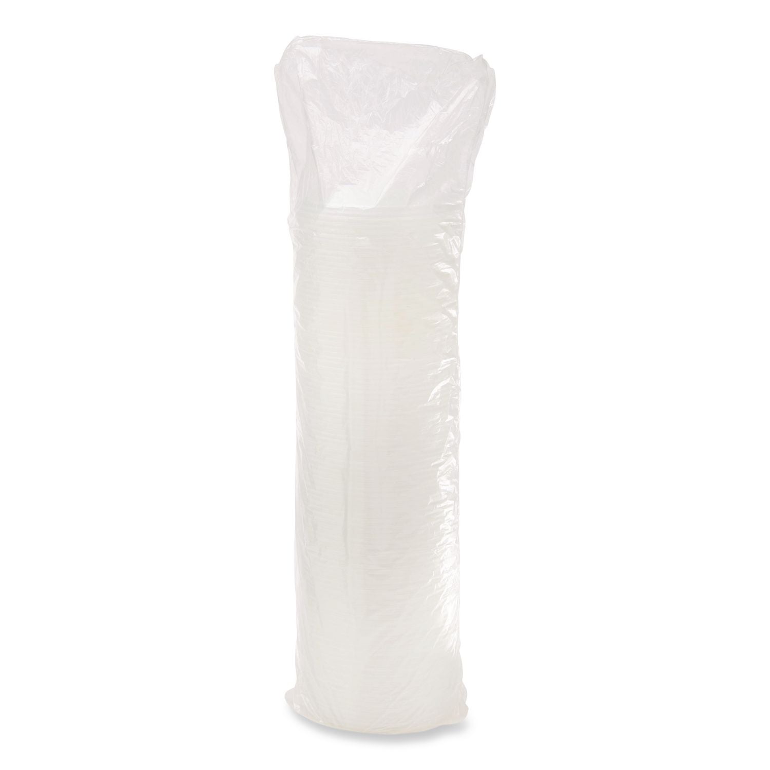 Dart Translucent Slotted Foam Cup Lids - 10 / Carton - 100 - Translucent