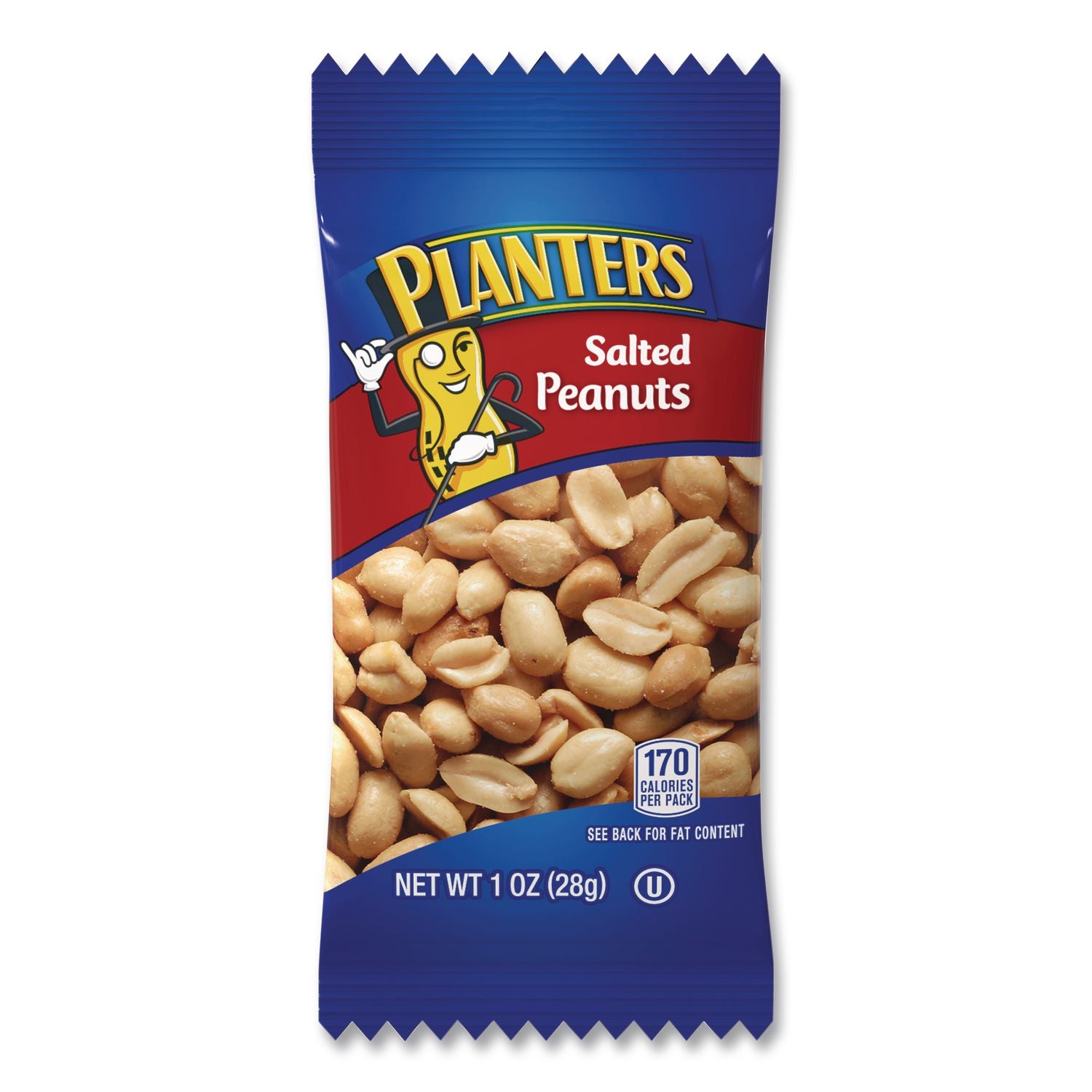 Salted Peanuts, 1 oz Pack, 48/Box, Ships in 1-3 Business Days