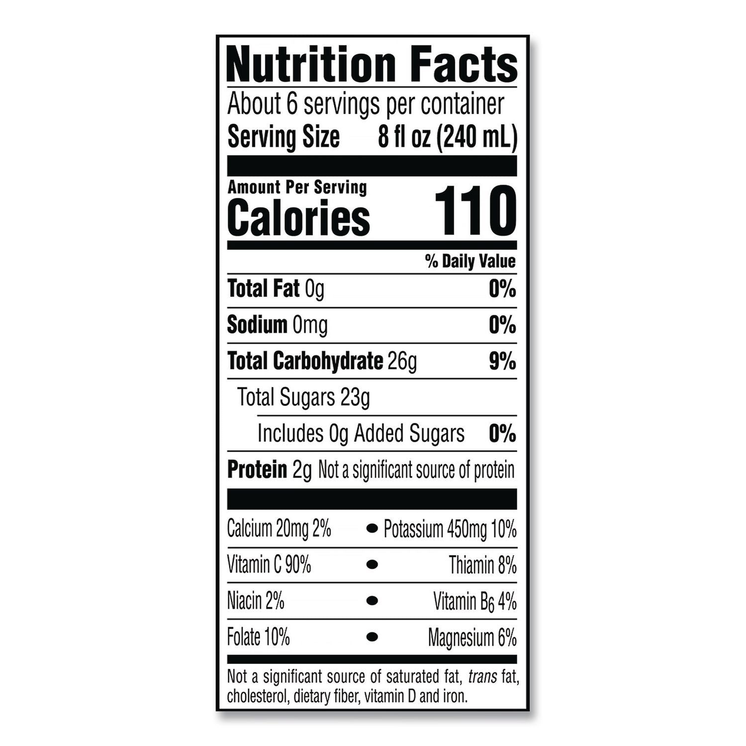Orange Juice Pulp Free, 52 oz Bottle, 2/Pack, Ships in 1-3 Business Days