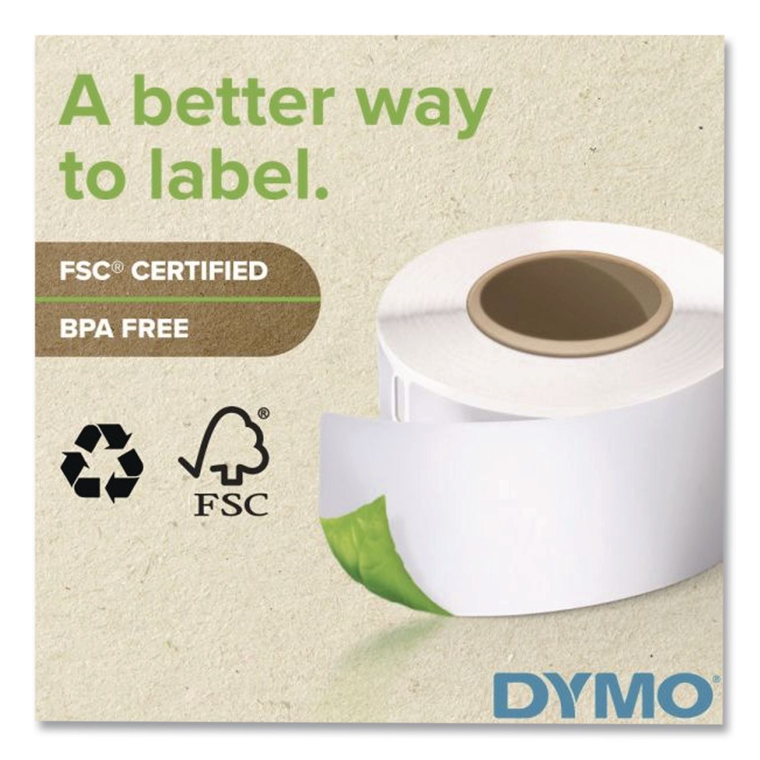 LabelWriter Shipping Labels, 2.12" x 4", White, 220 Labels/Roll
