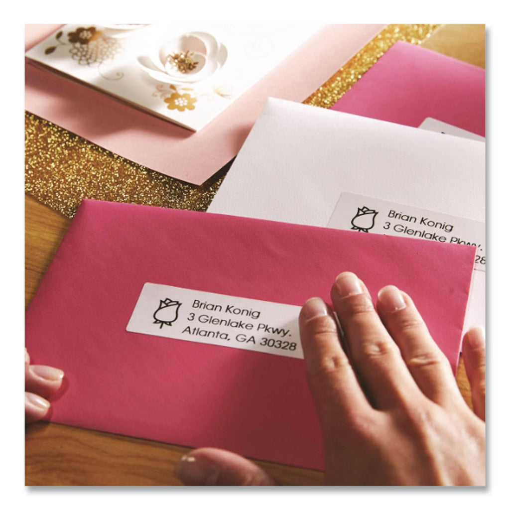 LabelWriter Address Labels, 1.12" x 3.5", White, 260 Labels/Roll, 2 Rolls/Pack