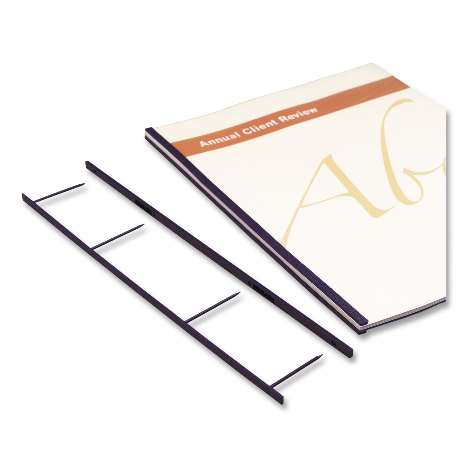 VeloBind Reclosable Spines, 200 Sheet Capacity, Blue, 25/Pack