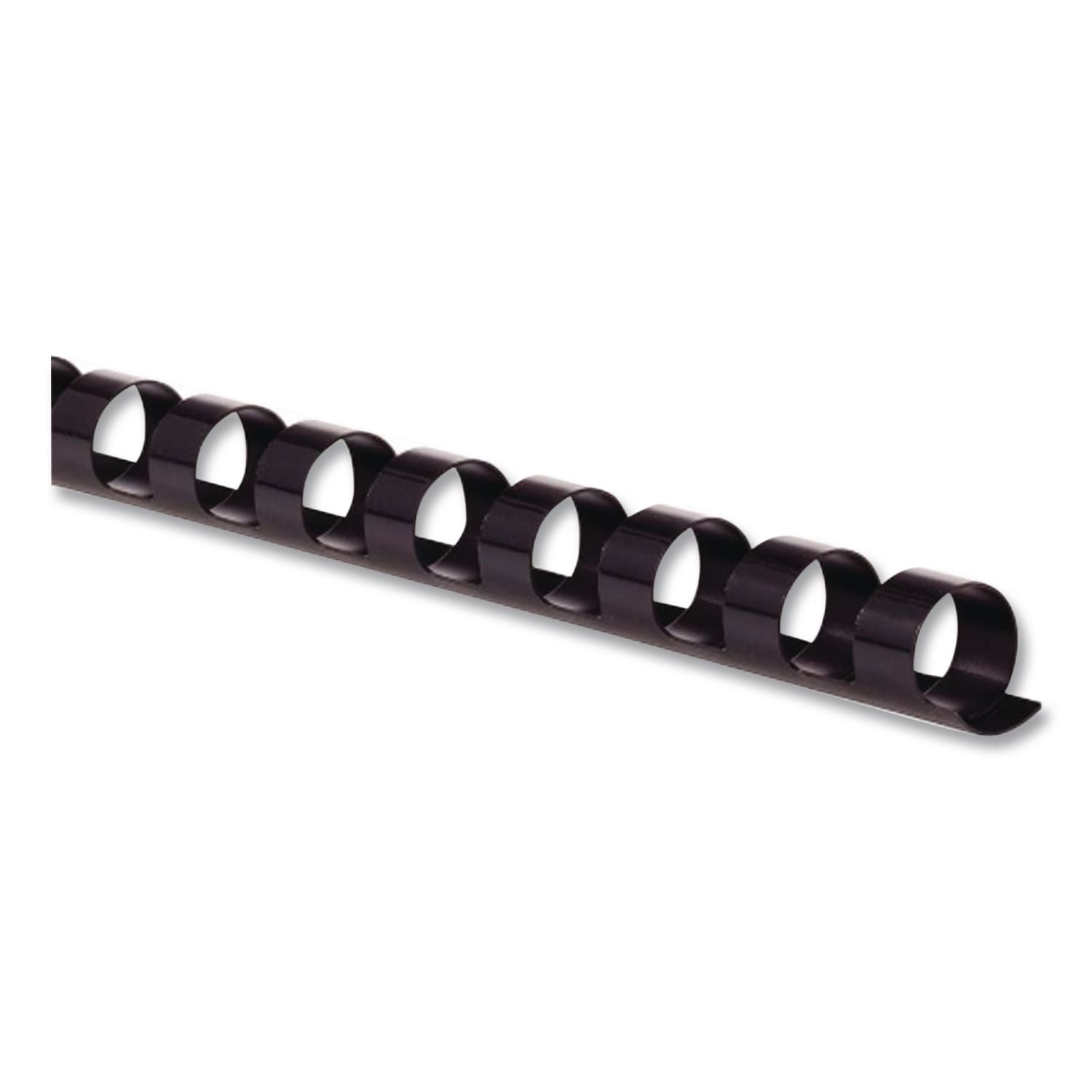 CombBind Standard Spines, 3/4" Diameter, 160 Sheet Capacity, Black, 100/Box