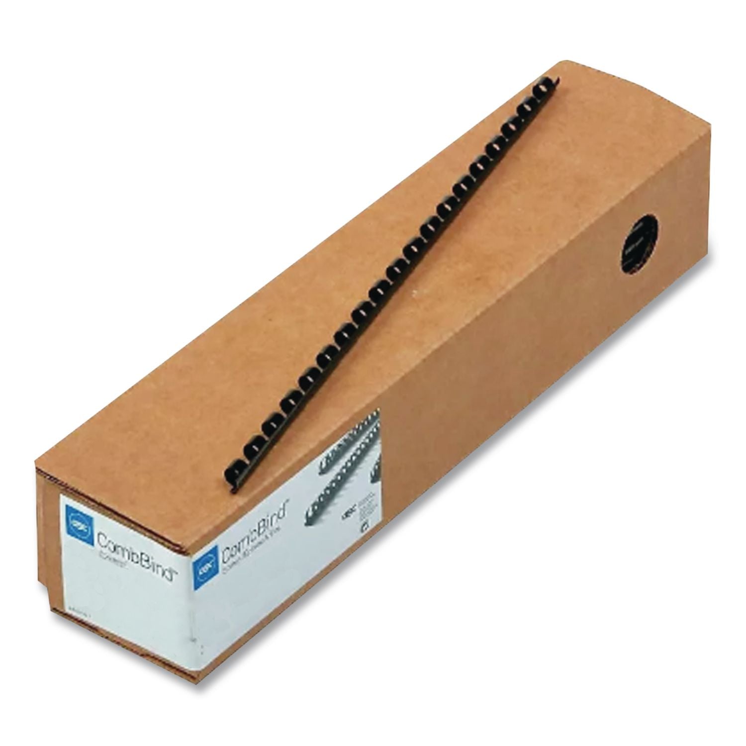 CombBind Standard Spines, 3/4" Diameter, 160 Sheet Capacity, Black, 100/Box