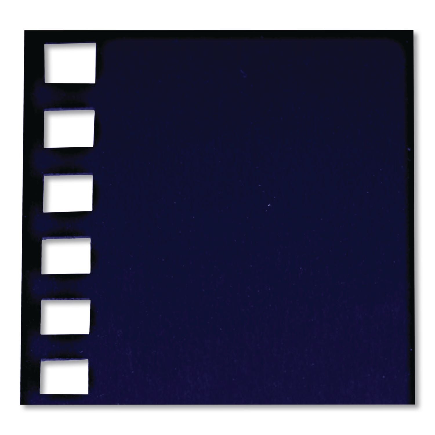 Opaque Plastic Presentation Covers for Binding Systems, Navy, 11 x 8.5, Unpunched, 50/Pack