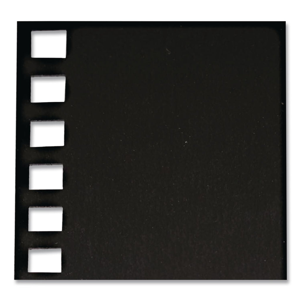 Opaque Plastic Presentation Covers for Binding Systems, Black, 11 x 8.5, Unpunched, 50/Pack