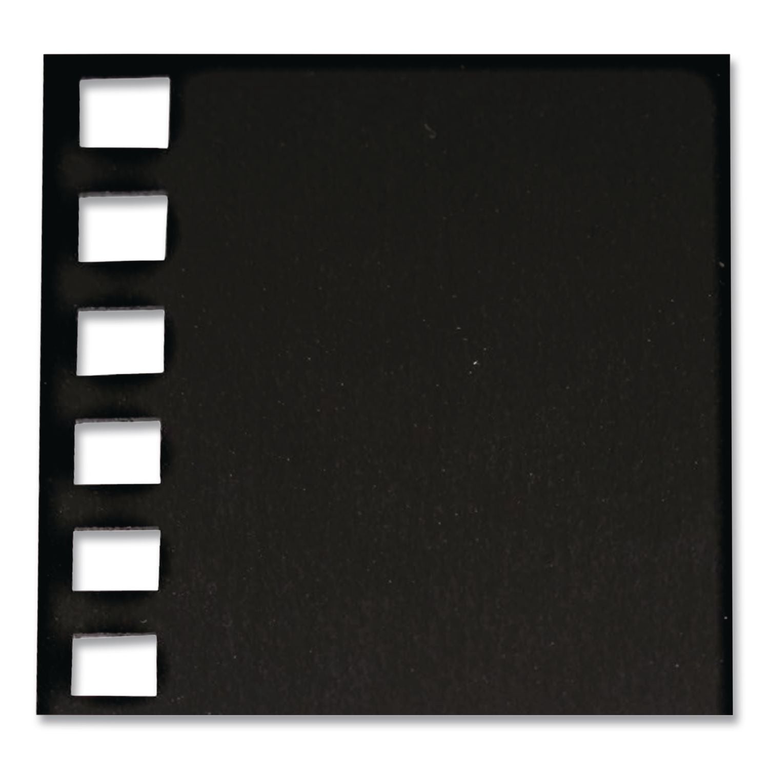 Opaque Plastic Presentation Covers for Binding Systems, Black, 11 x 8.5, Unpunched, 50/Pack