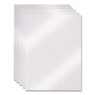 Clear View Presentation Covers for Binding Systems, 6 mil, Clear, 11 x 8.5, Unpunched, 100/Box