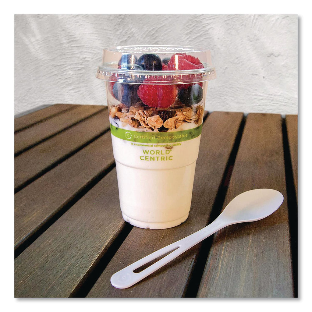 PLA Clear Cold Cups, 9 oz, Clear, 2,000/Carton