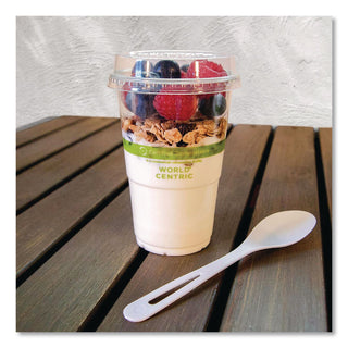 PLA Clear Cold Cups, 9 oz, Clear, 2,000/Carton