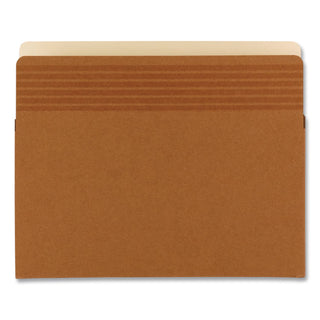 SuperTab Pockets, 5.25" Expansion, Letter Size, Redrope, 10/Box