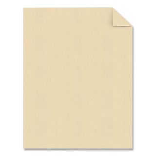 25% Cotton Business Paper, 95 Bright, 24 lb Bond Weight, 8.5 x 11, Ivory, 500 Sheets/Ream
