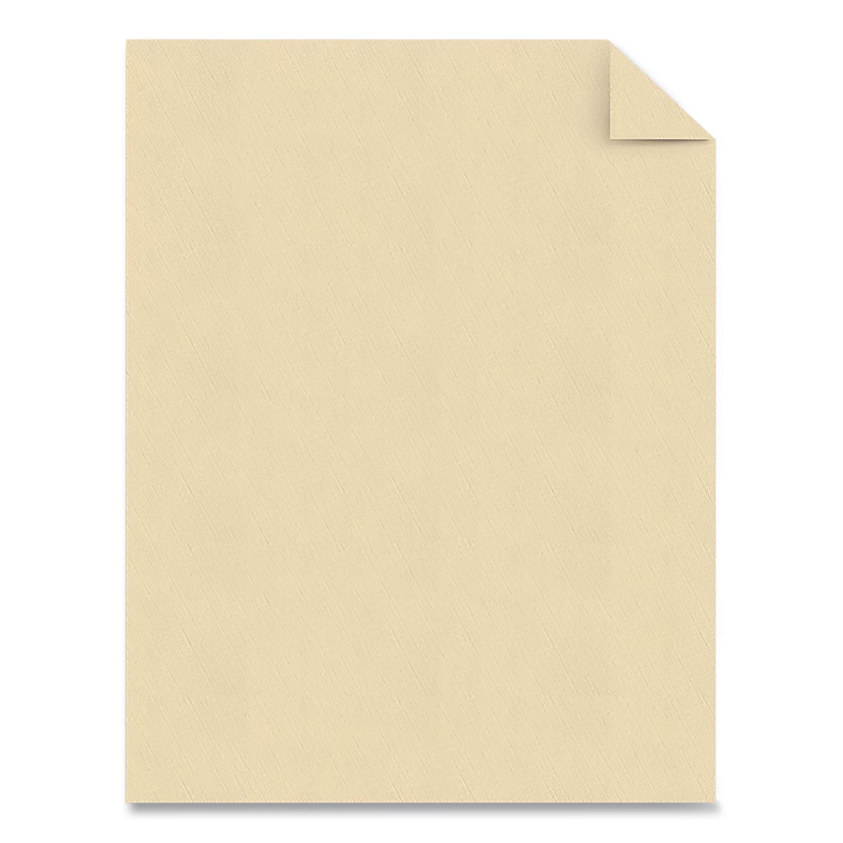 25% Cotton Linen Business Paper, 24 lb Bond Weight, 8.5 x 11, Ivory, 500/Ream
