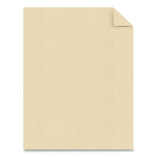 25% Cotton Linen Business Paper, 24 lb Bond Weight, 8.5 x 11, Ivory, 500/Ream