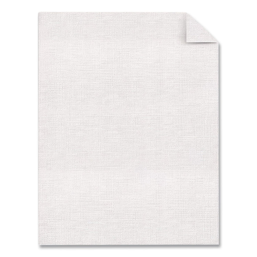 25% Cotton Linen Business Paper, 32 lb Bond Weight, 8.5 x 11, White, 250/Pack