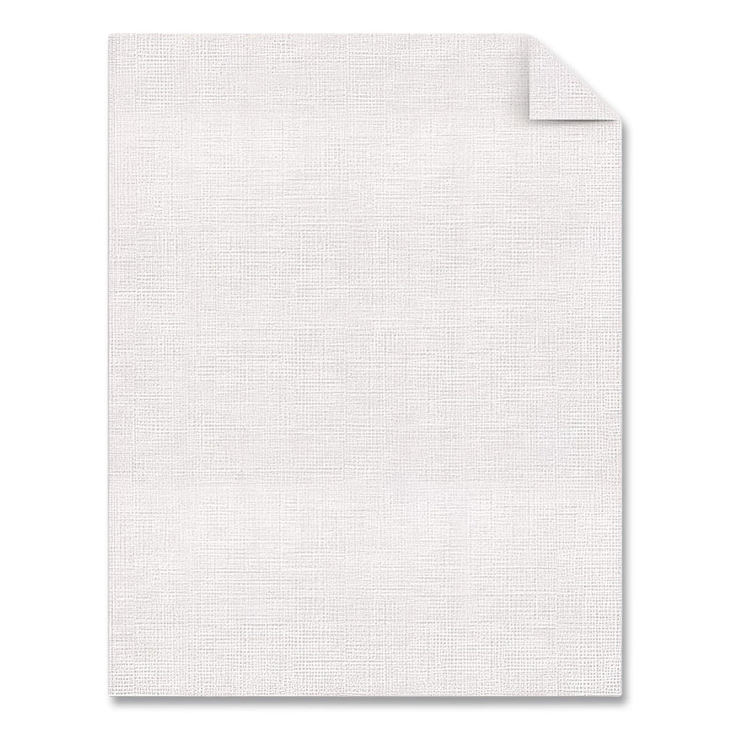 25% Cotton Linen #10 Envelope, Commercial Flap, Gummed Closure, 4.13 x 9.5, White, 250/Box