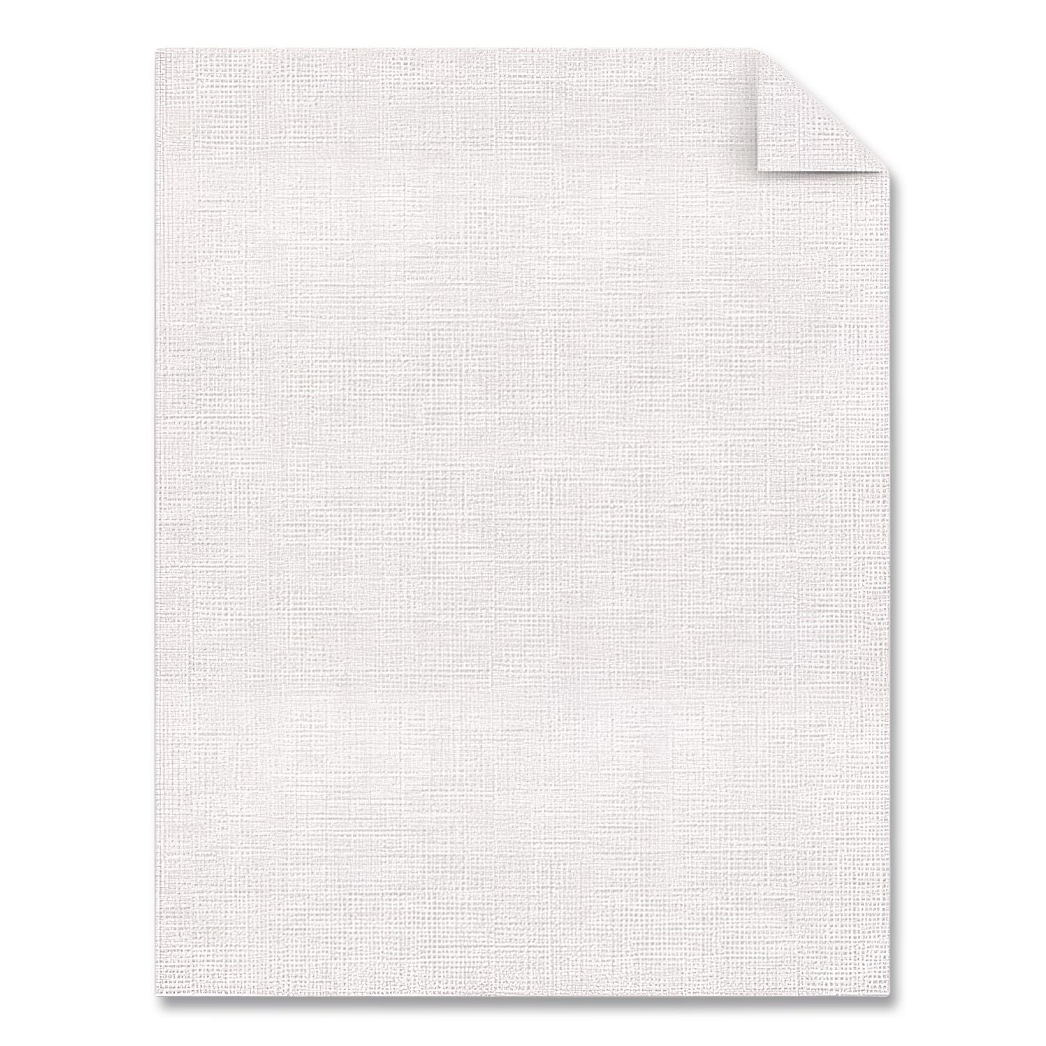 25% Cotton Linen #10 Envelope, Commercial Flap, Gummed Closure, 4.13 x 9.5, White, 250/Box