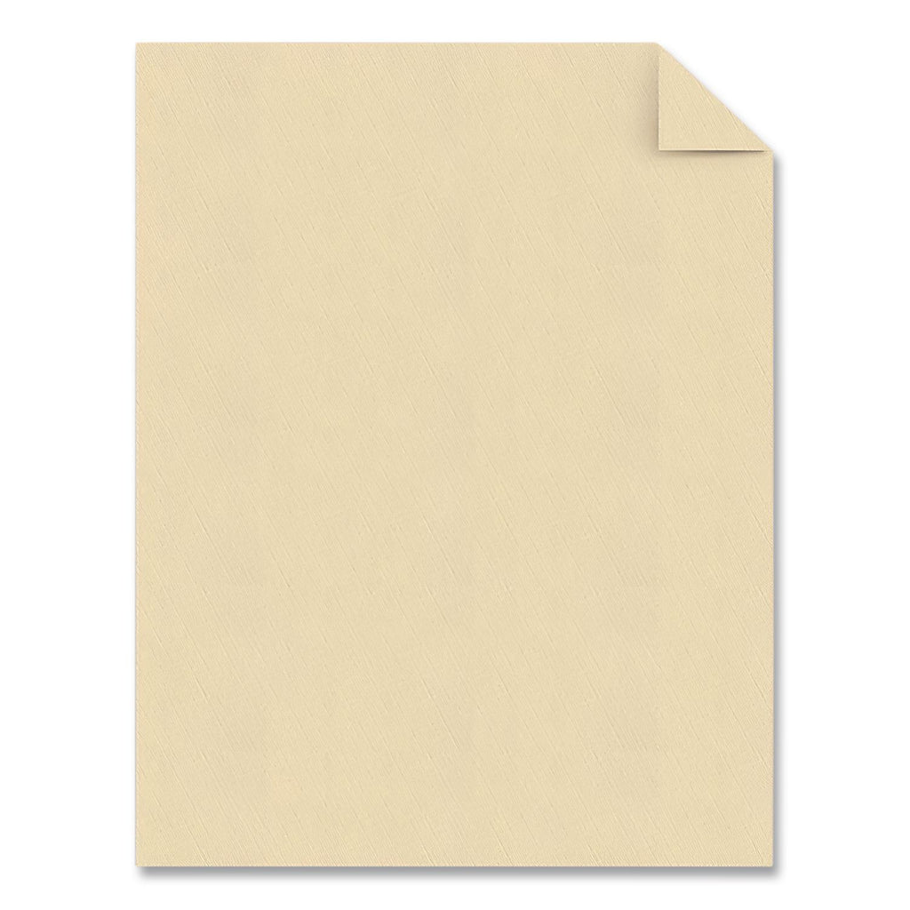 25% Cotton Linen #10 Envelope, Commercial Flap, Gummed Closure, 4.13 x 9.5, Ivory, 250/Box