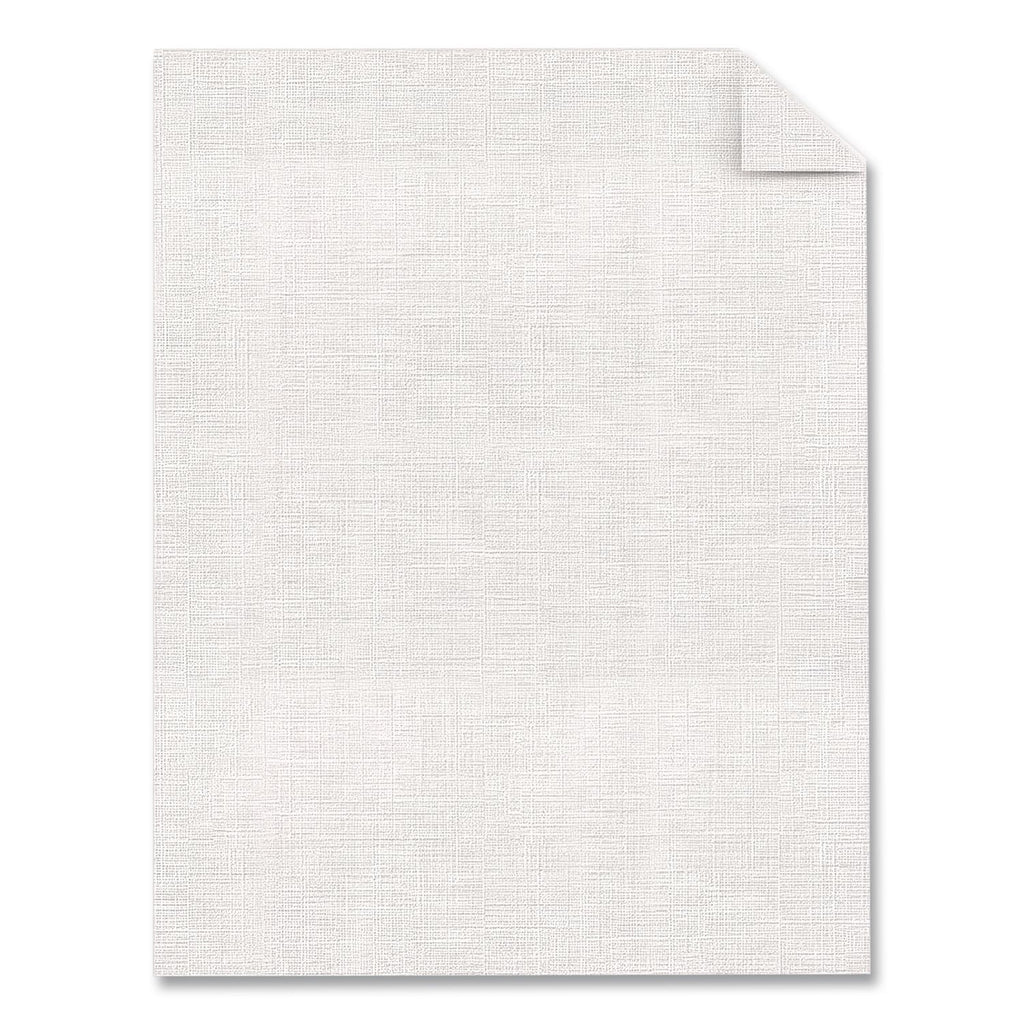 25% Cotton Linen Cover Stock, 65 lb Cover Weight, 8.5 x 11, 100/Pack