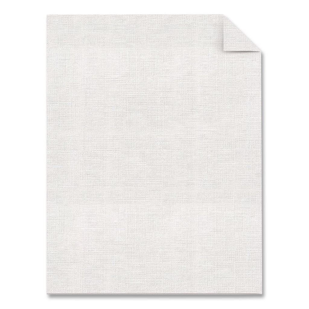 25% Cotton Linen Cover Stock, 65 lb Cover Weight, 8.5 x 11, 100/Pack