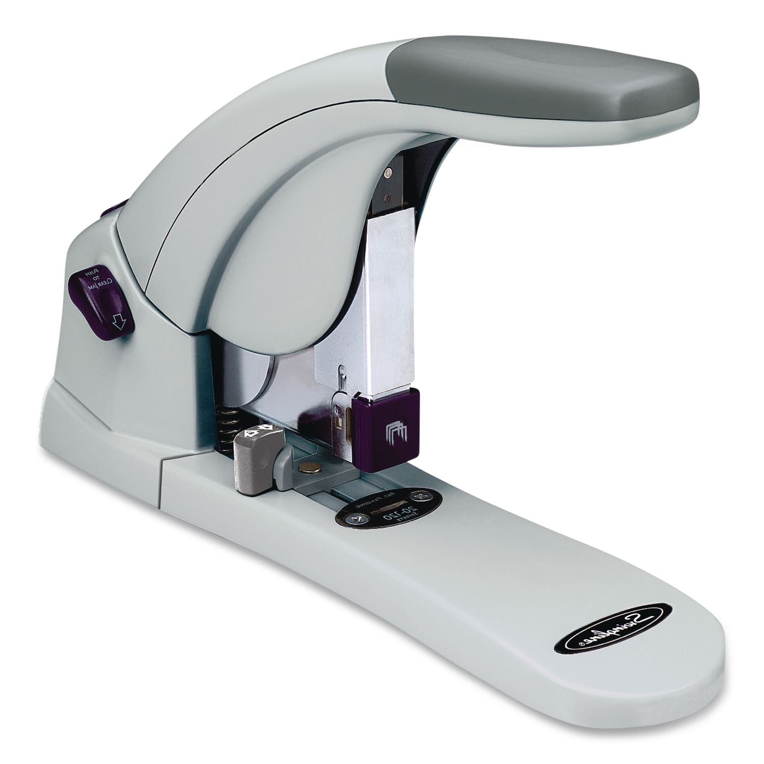 LightTouch Heavy-Duty Stapler, 120-Sheet Capacity, Gray