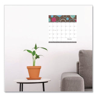 Recycled Bubbleluxe Wall Calendar, Bubbleluxe Artwork, 12 x 12, White/Multicolor Sheets, 12-Month (Jan to Dec): 2024
