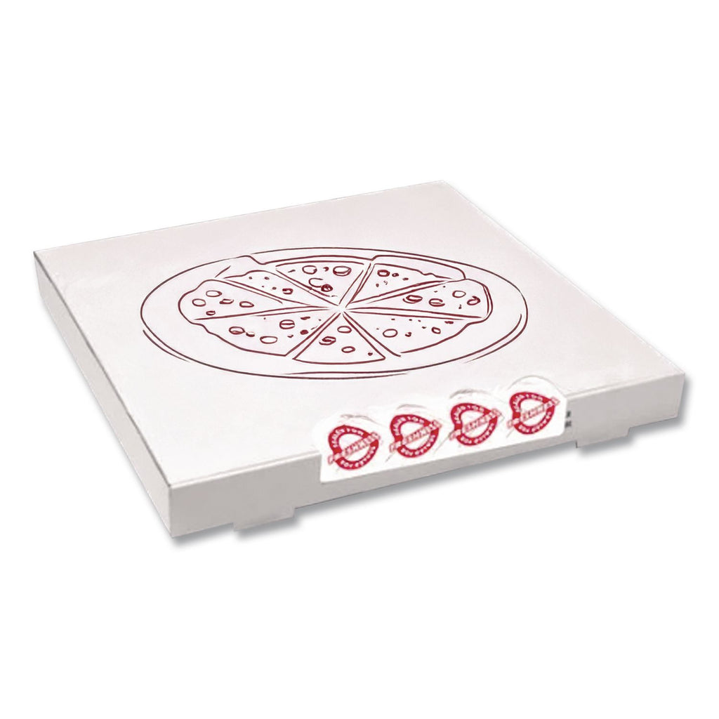 Tamper Seal Label, 1.88 x 6, Red/White, 500/Roll, 4 Rolls/Carton