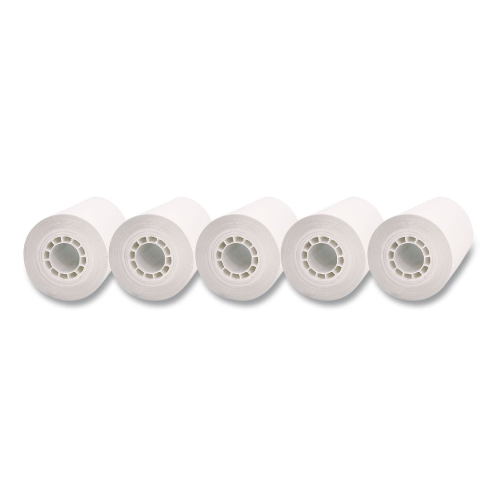 Direct Thermal Printing Thermal Paper Rolls, 2.25" x 55 ft, White, 5/Pack