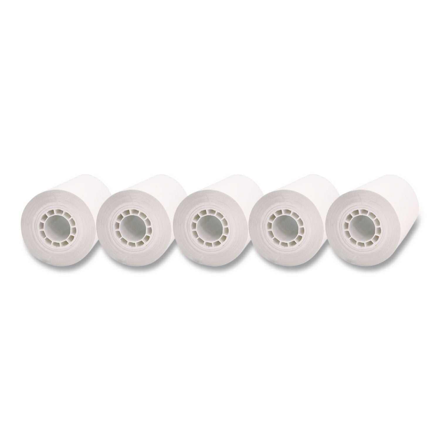 Direct Thermal Printing Thermal Paper Rolls, 2.25" x 55 ft, White, 5/Pack