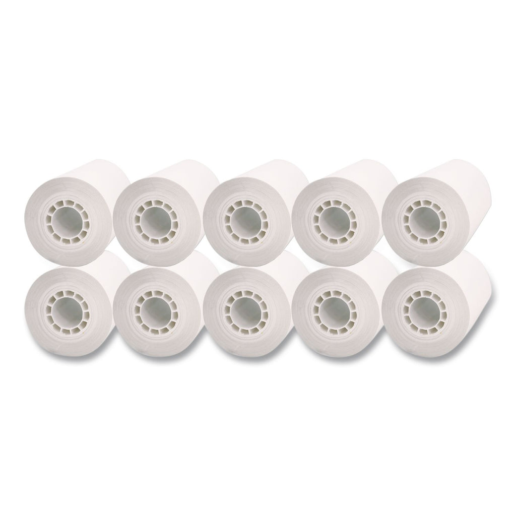 Direct Thermal Printing Thermal Paper Rolls, 3.13" x 230 ft, White, 10/Pack