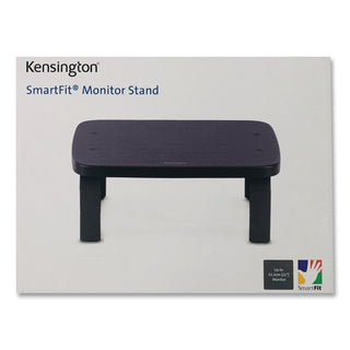 SmartFit Monitor Stands, 12.25" x 2.25" x 1.75" to 4.75", Black, Supports 40 lbs