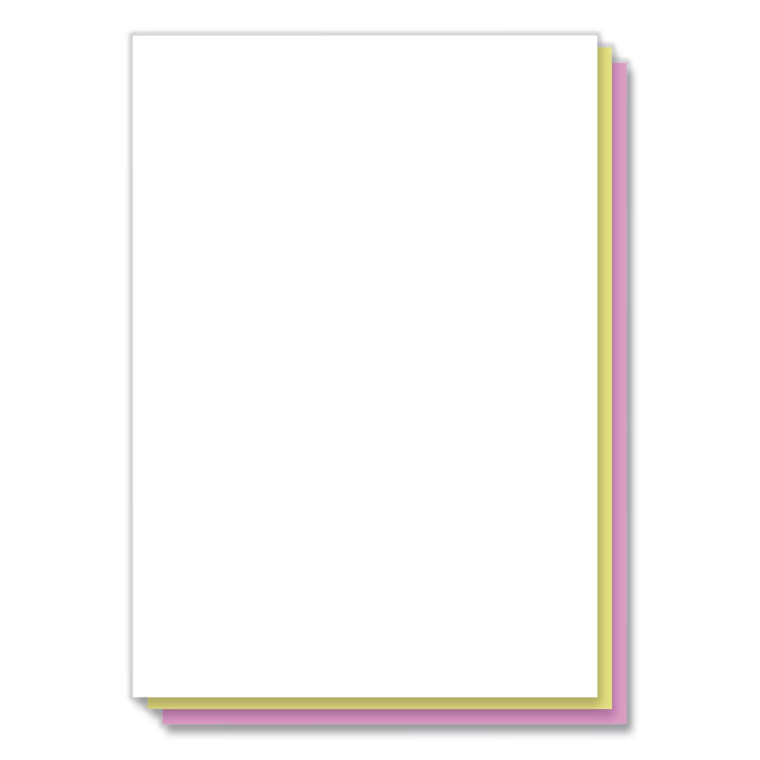 Digital Carbonless Paper, 3-Part, 8.5 x 11, White/Canary/Pink, 835/Carton