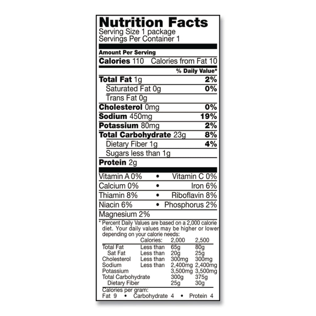 Tiny Twists Pretzels, 1 oz Bag, 88/Carton
