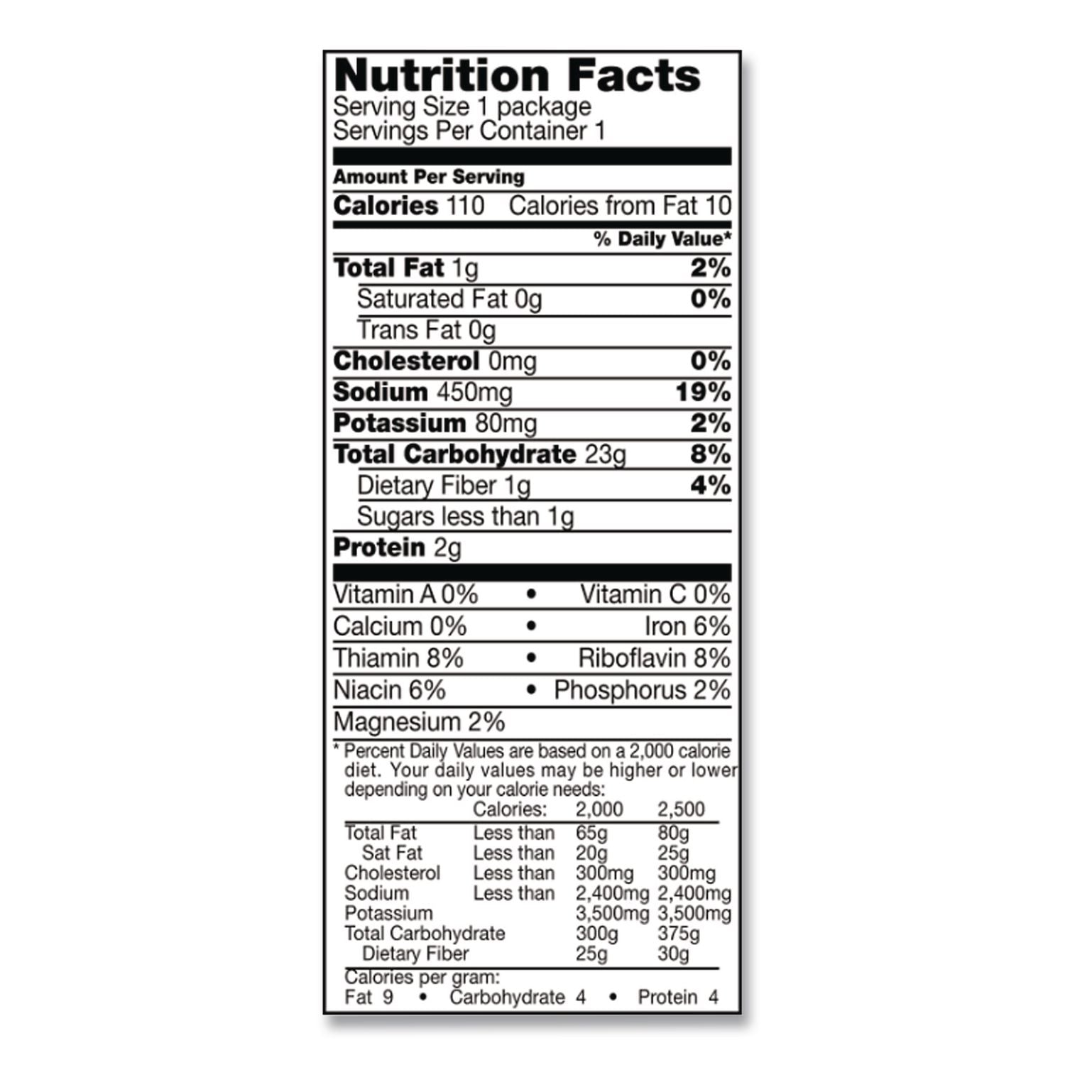 Tiny Twists Pretzels, 1 oz Bag, 88/Carton