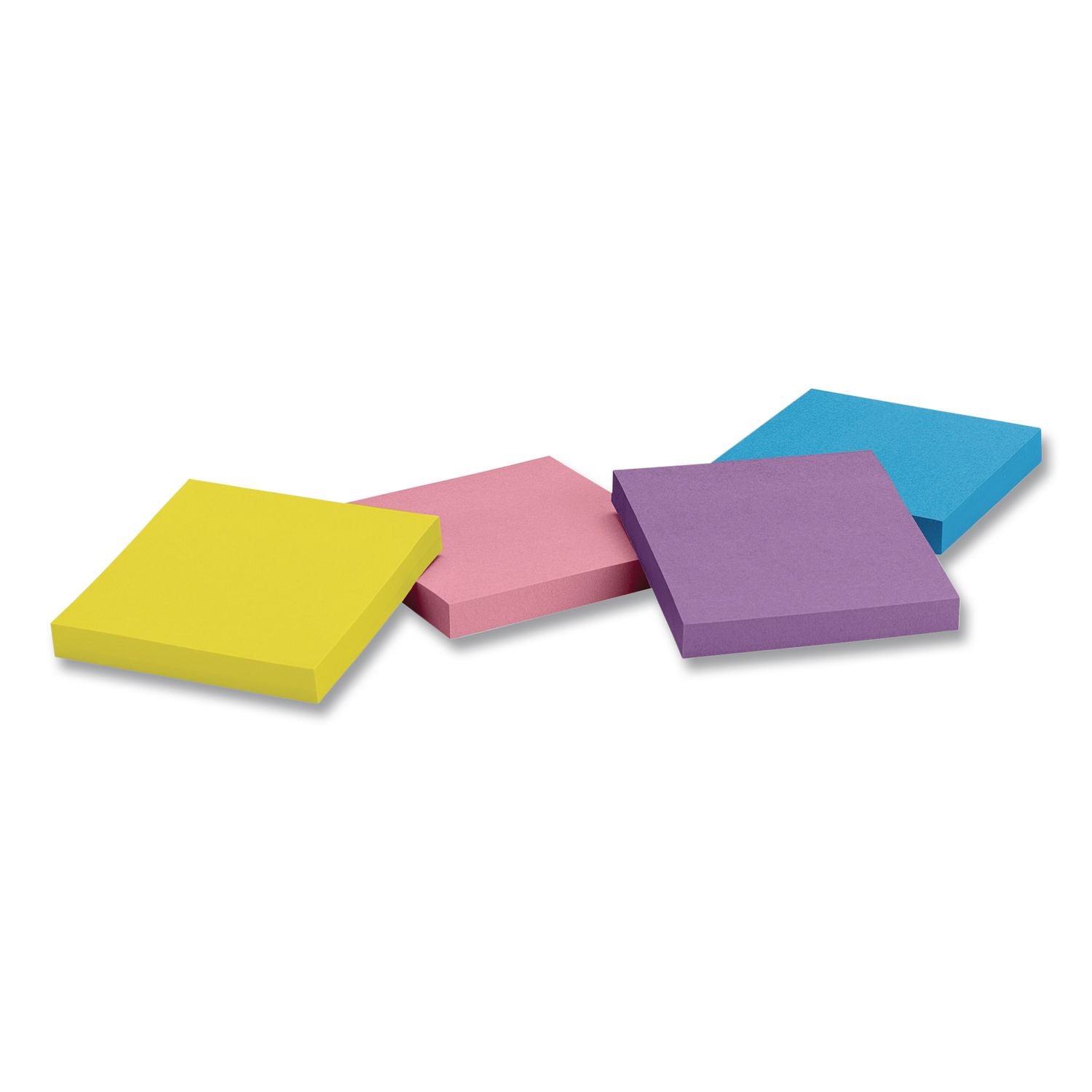 Self-Stick Pop-up Notes, 3" x 3", Assorted Bright Colors, 100 Sheets/Pad, 12 Pads/Pack